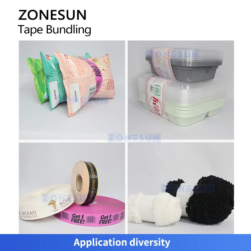Zonesun ZS-KZM30 Tape Bundling Machine Strapping Machine - Image 4