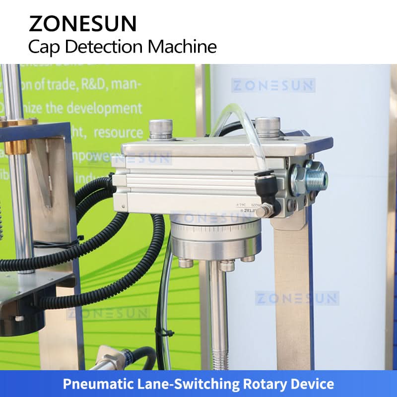 ZONESUN ZS-MD2 Automatic Bottle Cap Inspection Machine Detects Cocked High Loose Caps Missing Foil Liner - Image 5