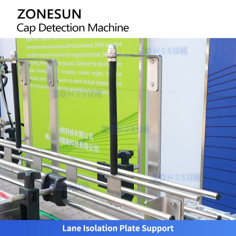 ZONESUN ZS-MD2 Automatic Bottle Cap Inspection Machine Detects Cocked High Loose Caps Missing Foil Liner - Image 6