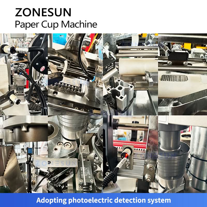 ZONESUN ZS-PC1 Paper Cup Forming Machinery Paper Cup Forming Machine - Image 4