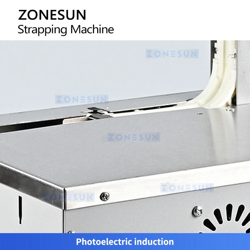 Zonesun ZS-SKZ1 High Speed OPP Paper Food Vegetable Banding Machine - Image 4