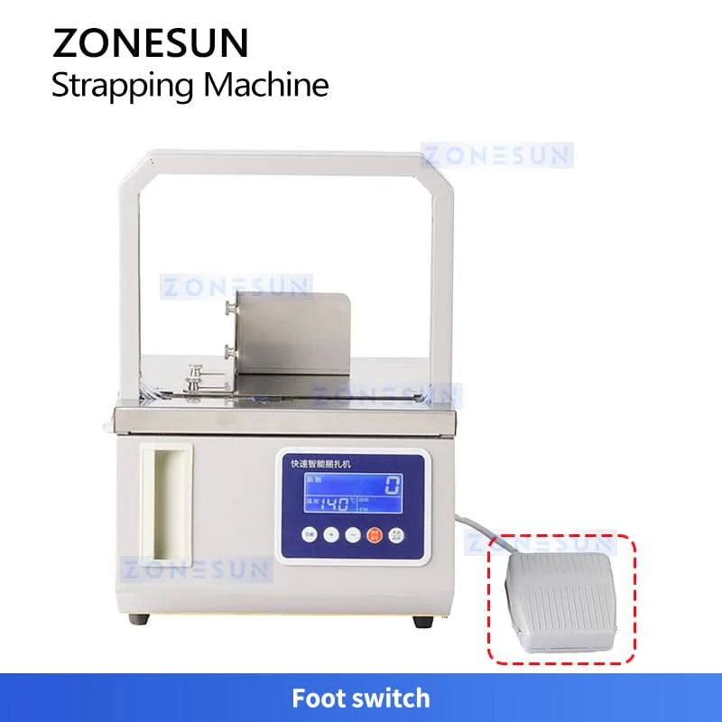 Zonesun ZS-SKZ1 High Speed OPP Paper Food Vegetable Banding Machine - Image 5