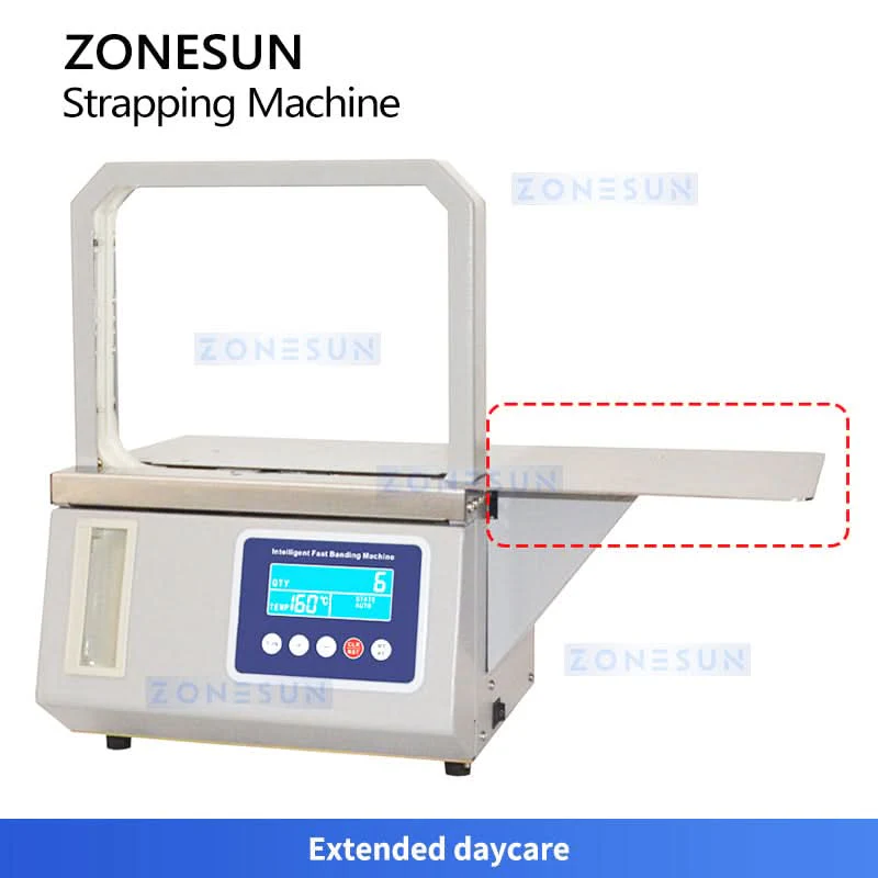 Zonesun ZS-SKZ1 High Speed OPP Paper Food Vegetable Banding Machine - Image 6