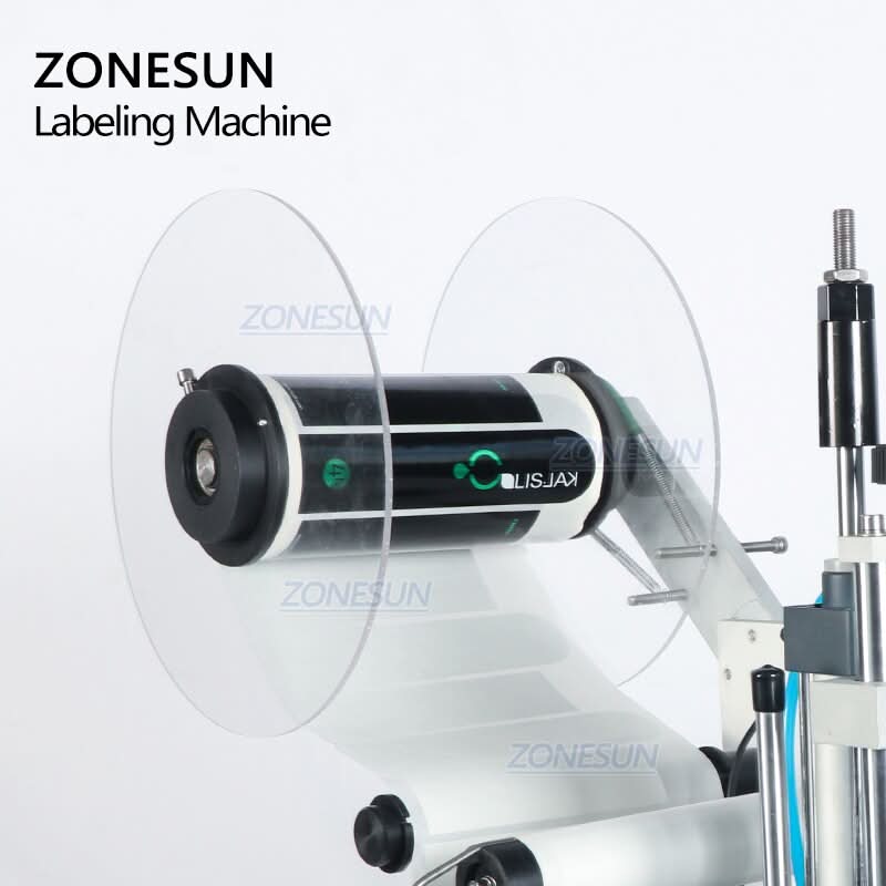 ZONESUN ZS-TB100SW Semi Auto Labeling Machine for Round Bottles - Image 3
