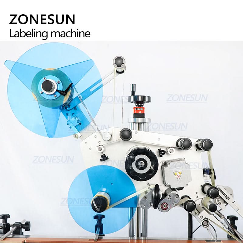ZONESUN ZS-TB113B Automatic Top Bottom Plane Adhesive Box Labeling Machiner - Image 3