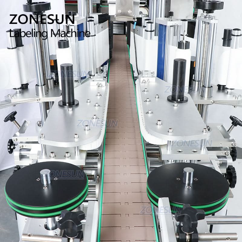 ZONESUN ZS-TB300Z Dual-Side Labeling Machine for Round & Square Bottles - Image 4
