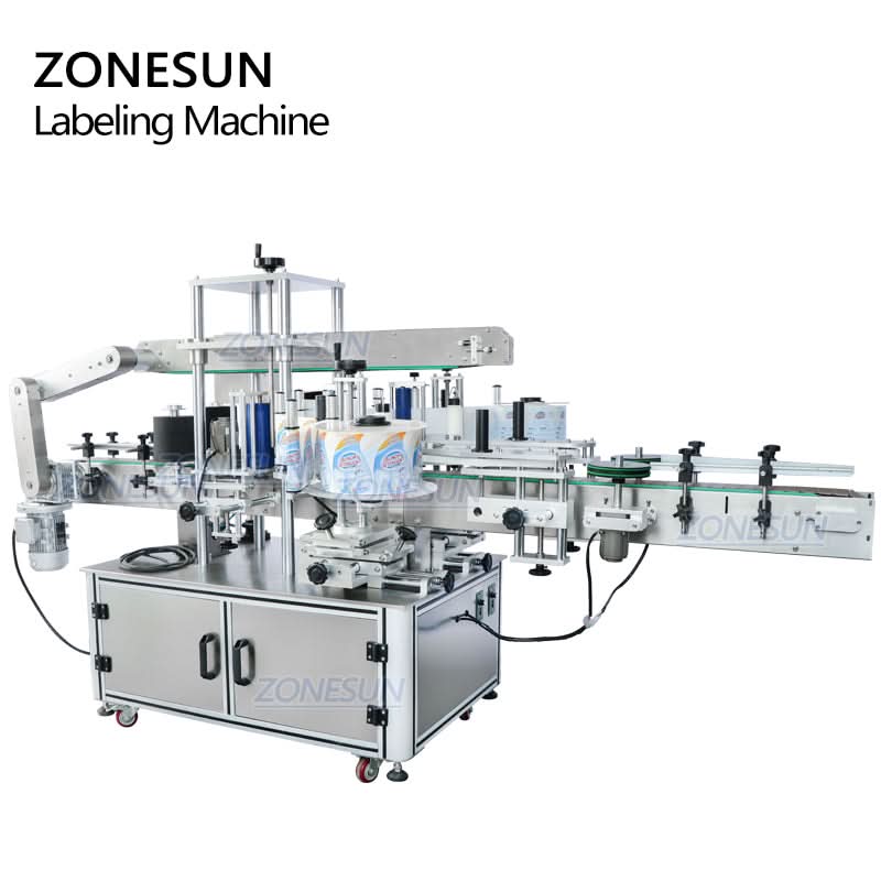 ZONESUN ZS-TB300Z Dual-Side Labeling Machine for Round & Square Bottles - Image 5