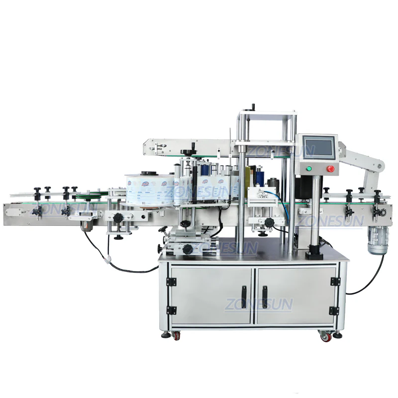 ZONESUN ZS-TB300Z Dual-Side Labeling Machine for Round & Square Bottles - Image 7
