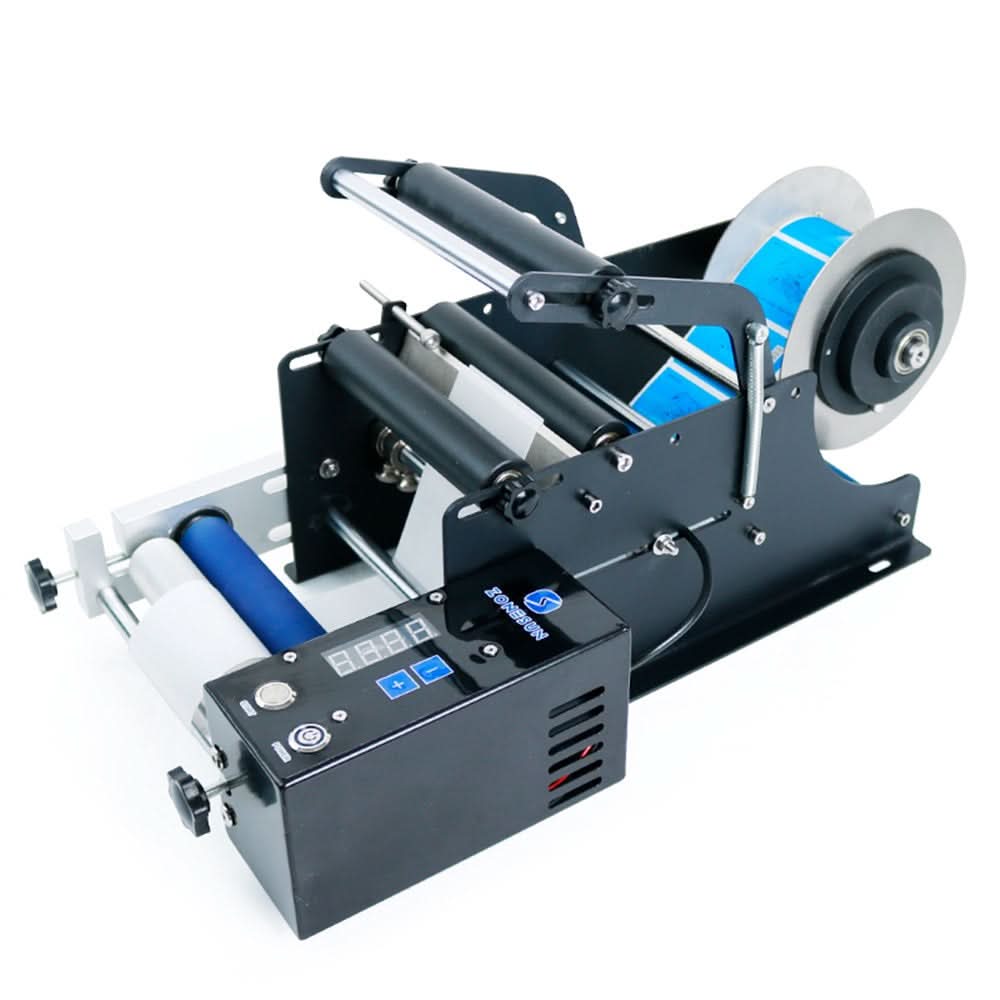 ZONESUN ZS-TB50SM Manual Round Bottle Labeling Machine for Stickers - Image 9
