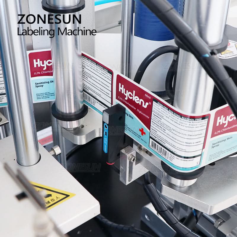 ZONESUN ZS-TB550 Auto Labeler for Hexagonal, Round, Square Bottles - Image 4