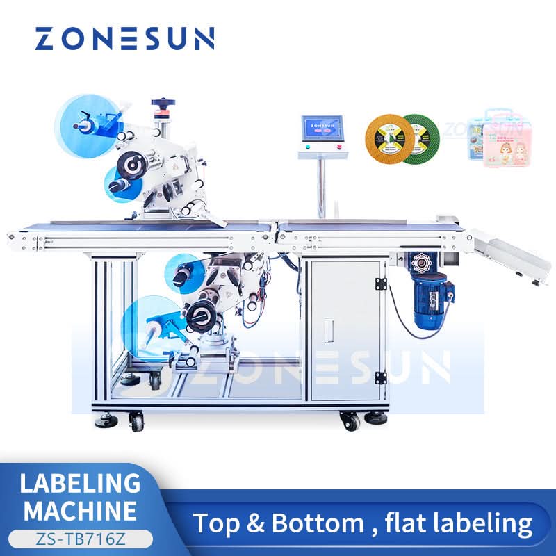 Top and Bottom Labeling Machine