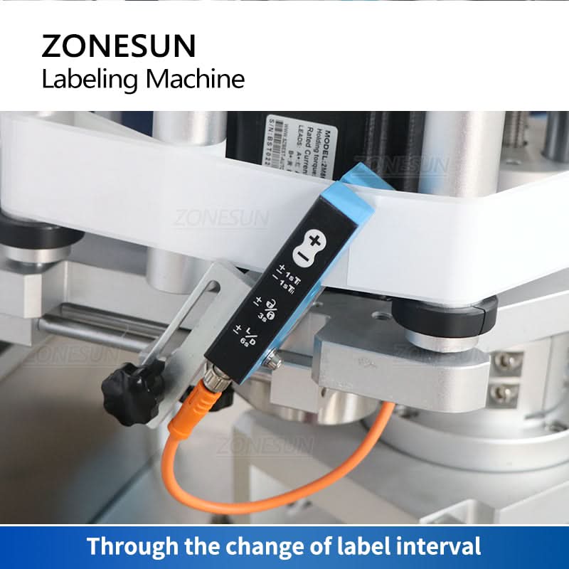 ZONESUN ZS-TB805B Bottle Labeling Machine for Hexagon Round Square Bottles - Image 4