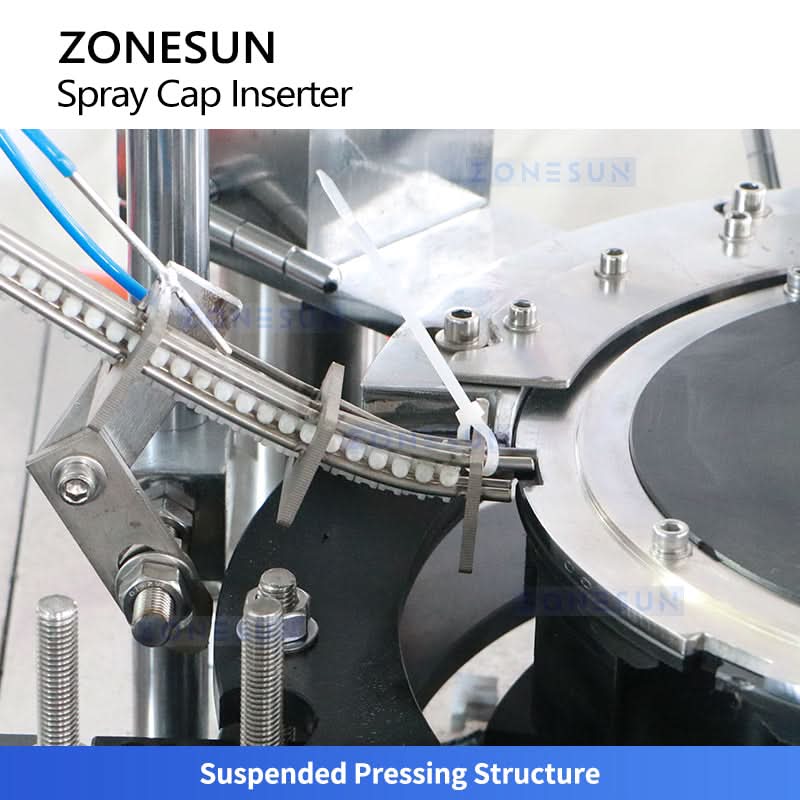 Zonesun ZS-WIM05 Automatic Spray Nozzle Assembly Machine for Sprayers Aerosol Cans - Image 4
