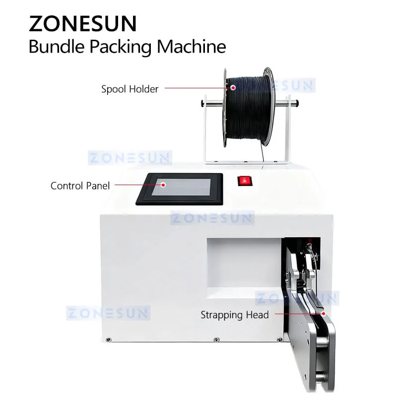 Zonesun ZS-WTKZ3 Electric Wire Bundling Machine Cable Tying Machine Cable Harness Bundler - Image 6