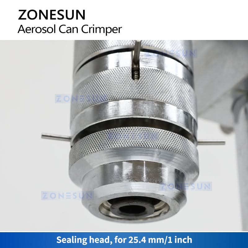 ZONESUN ZS-YG25C Manual Aerosol Can Capping Machine - Image 4