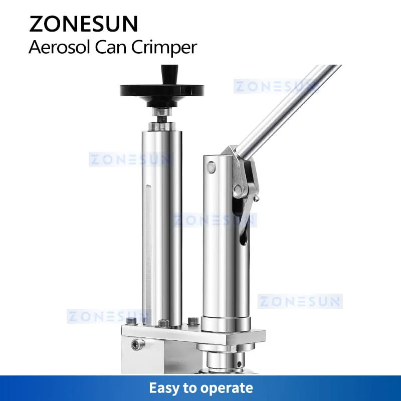 ZONESUN ZS-YG25C Manual Aerosol Can Capping Machine - Image 5