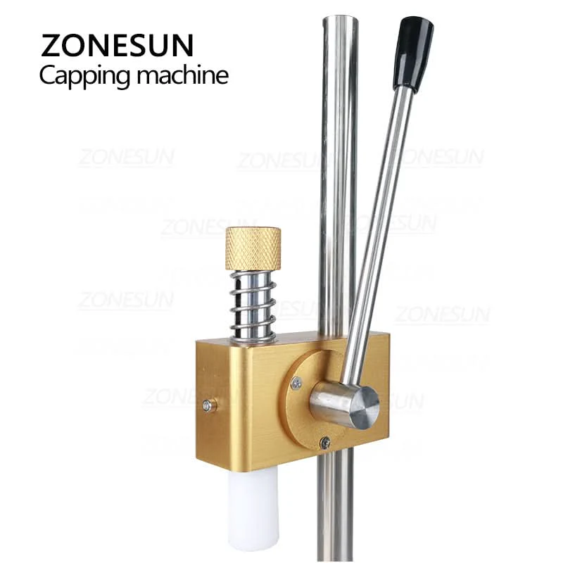 ZONESUN ZS-YG30 Manual Perfume Bottle Capper for Collar Crown Closures - Image 3