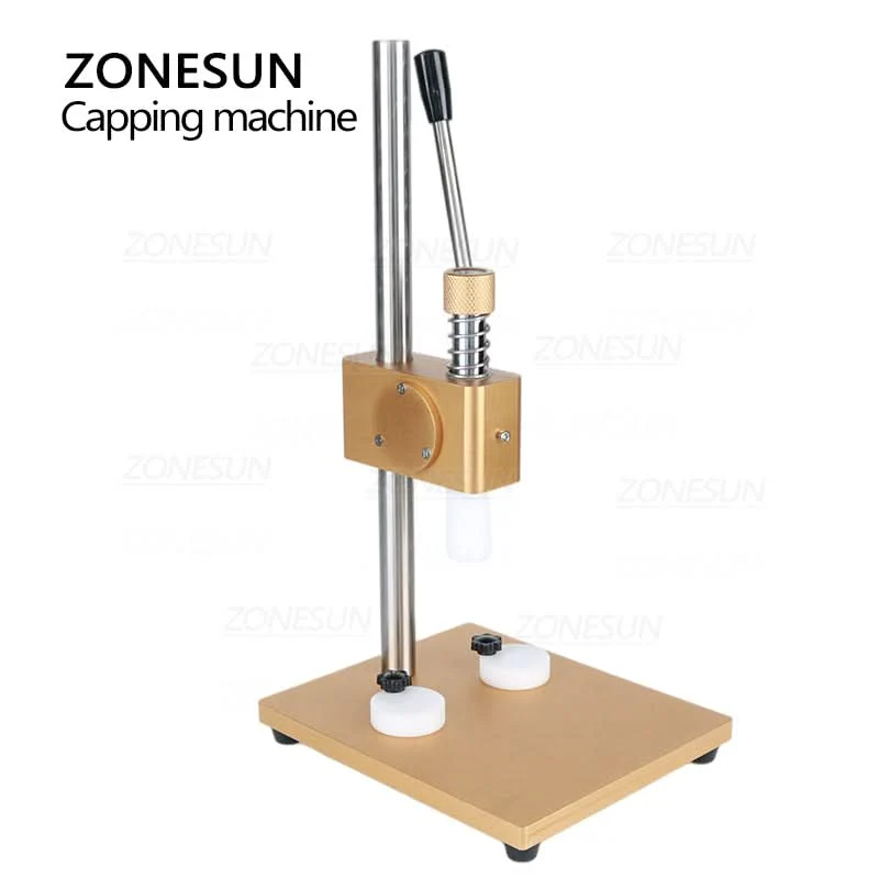 ZONESUN ZS-YG30 Manual Perfume Bottle Capper for Collar Crown Closures - Image 5