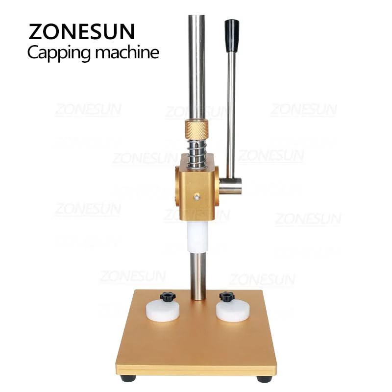 ZONESUN ZS-YG30 Manual Perfume Bottle Capper for Collar Crown Closures - Image 6