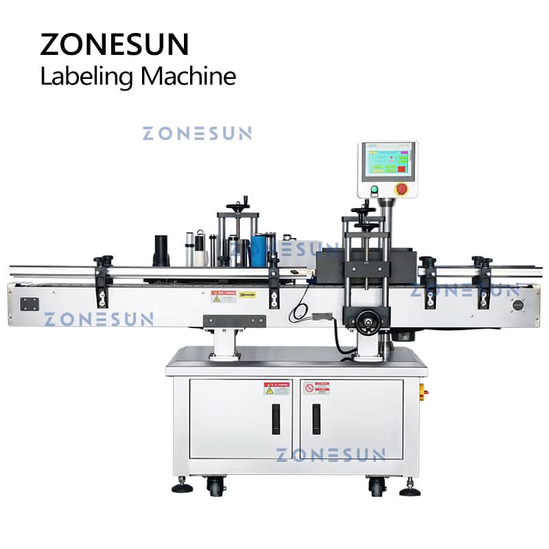 ZONESUN ZS-TB200R Automatic Wrap Around Round Bottle Labeling Machine - Image 6